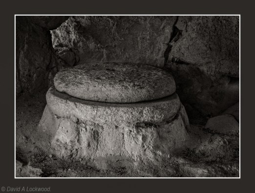 Old grinding stone  Jebel Harim