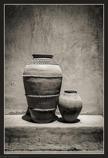 Two pots.