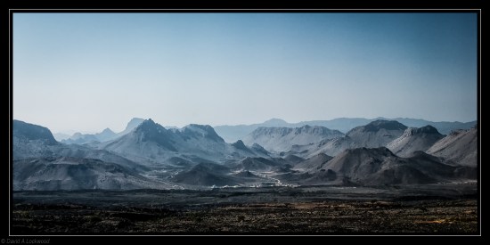 Mountain vista slightly diffused