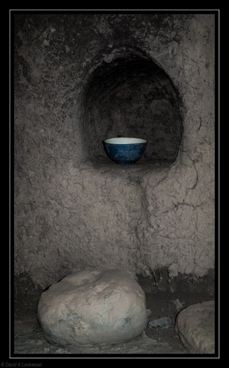 Forgotten bowl in abandoned building
