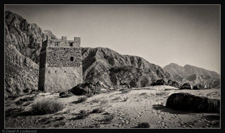 Beach watch tower - Khasab